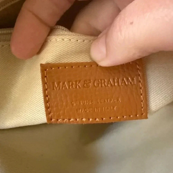 mark & graham leather clutch - Picture 3 of 6